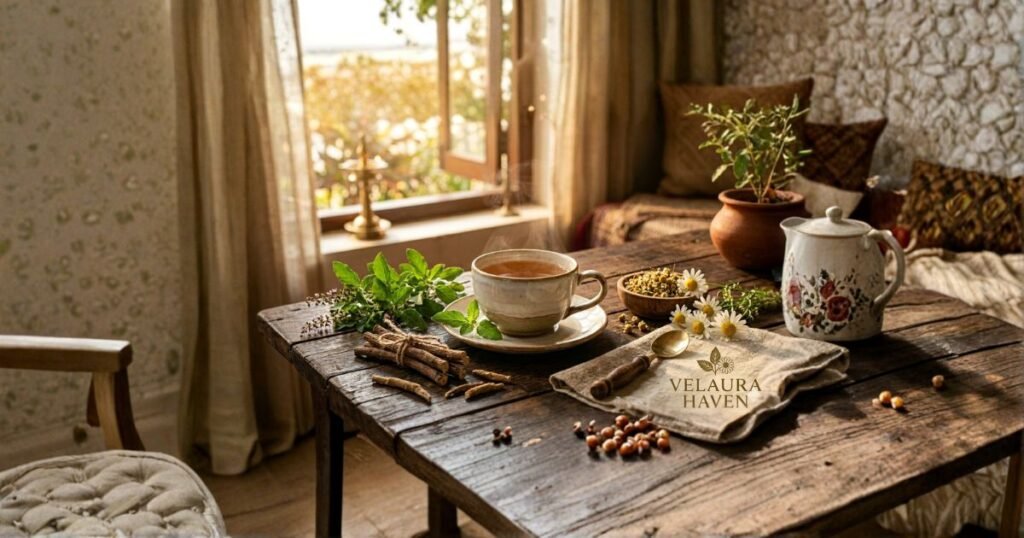 Herbal Teas for Stress Relief | Velaura Haven